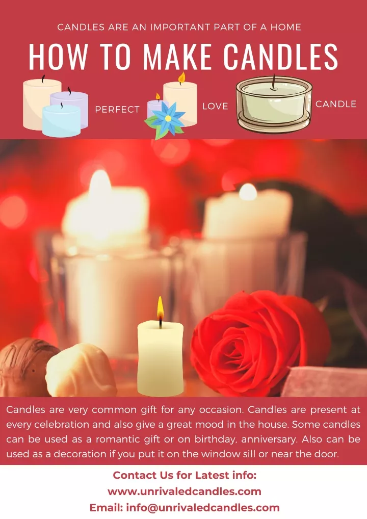 candles are an important part of a home