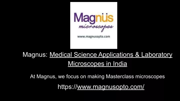 magnus medical science applications laboratory