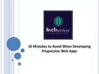 10 mistakes to avoid when developing progressive