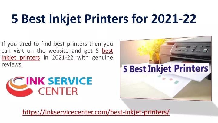 5 best inkjet printers for 2021 22