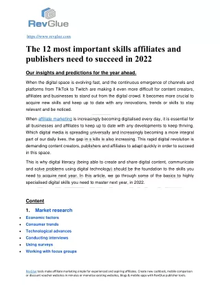 https www revglue com the 12 most important