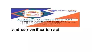 aadhaar verification api