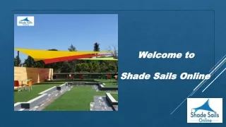 welcome to shade sails online