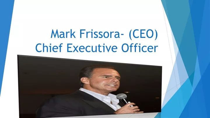 mark frissora ceo chief executive officer