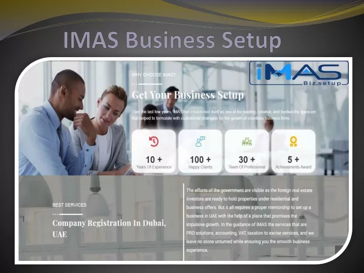 imas business setup