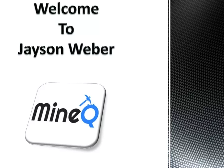 welcome to jayson weber