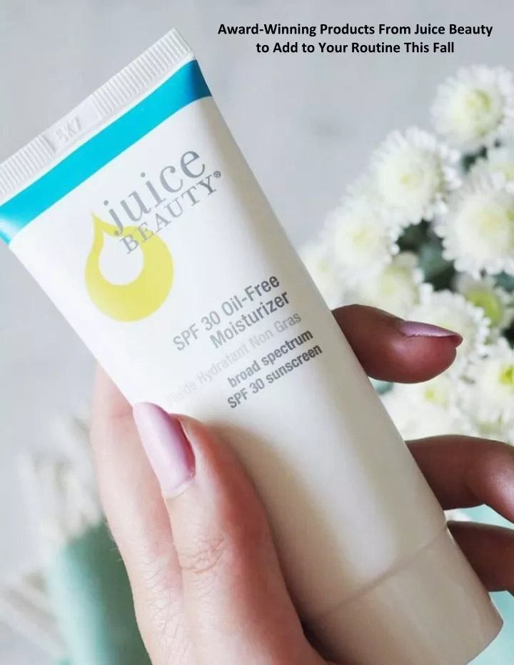 award winning products from juice beauty