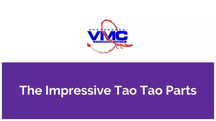 the impressive tao tao parts