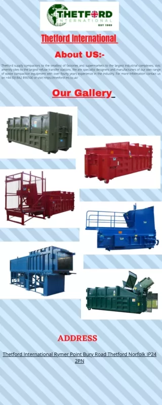 Best Thetford International Compactors