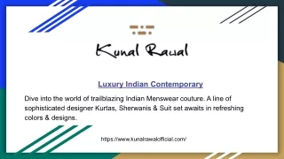 Luxury Indian Contemporary