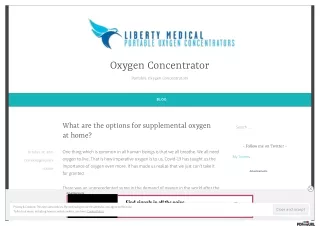 What are the options for supplemental oxygen at home?