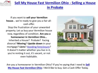 Sell My House Fast Brunswick Ohio - Get a Cash Offer Today