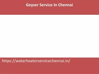 geyser service in chennai