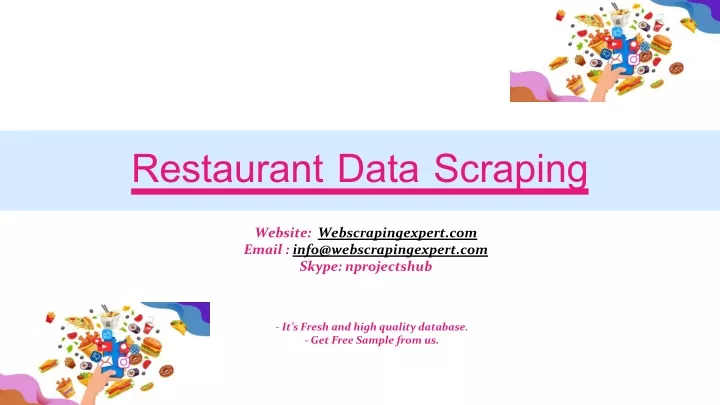 restaurant data scraping