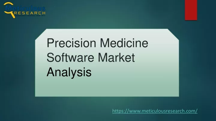 precision medicine software market analysis