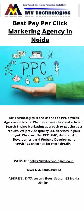 Best Pay Per Click Marketing Agency in Noida