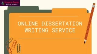 Online dissertation writing service