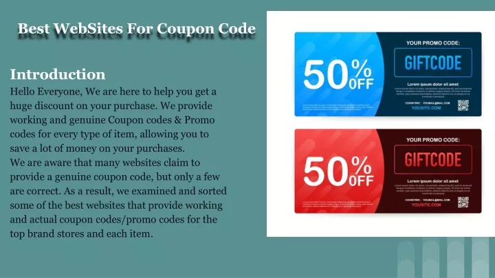 best websites for coupon code