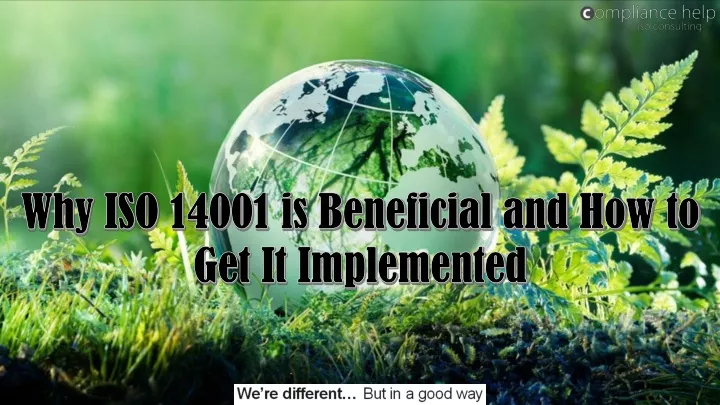 why iso 14001 is beneficial