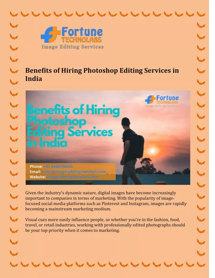 benefits of hiring photoshop editing services