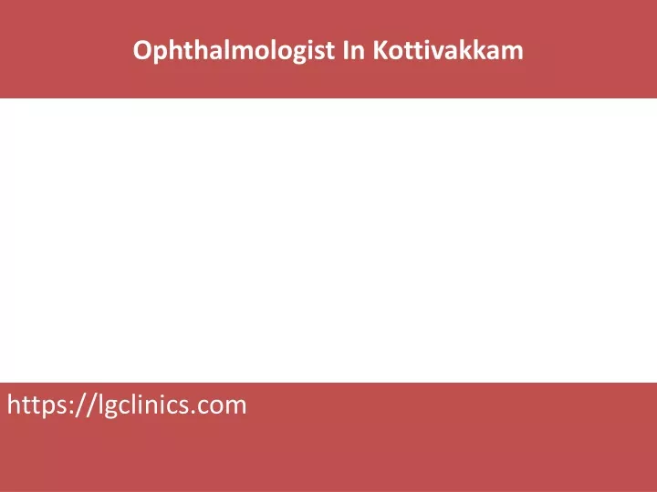 ophthalmologist in kottivakkam