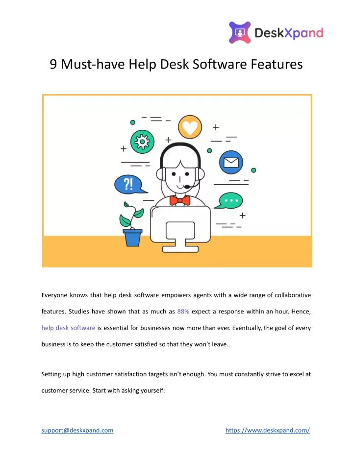 9 must have help desk software features