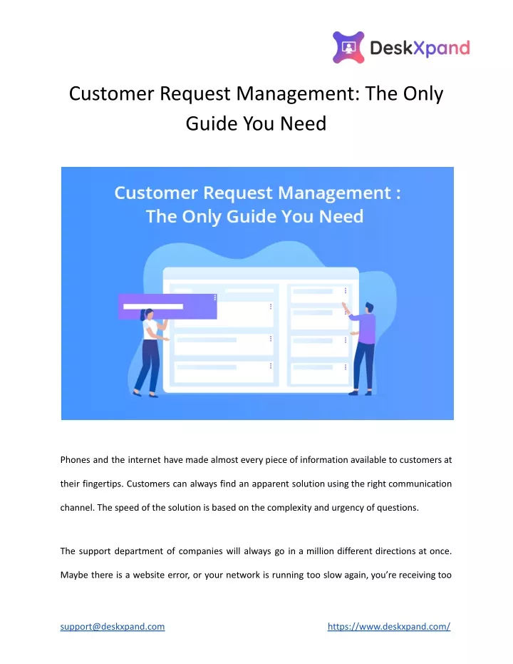 customer request management the only guide