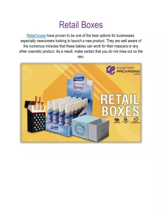 retail boxes