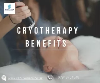 Benefits of Local Cryotherapy