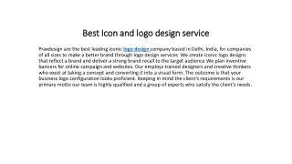best icon and logo design service