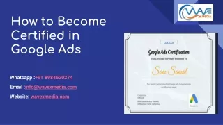 How to Become Certified in Google Ads