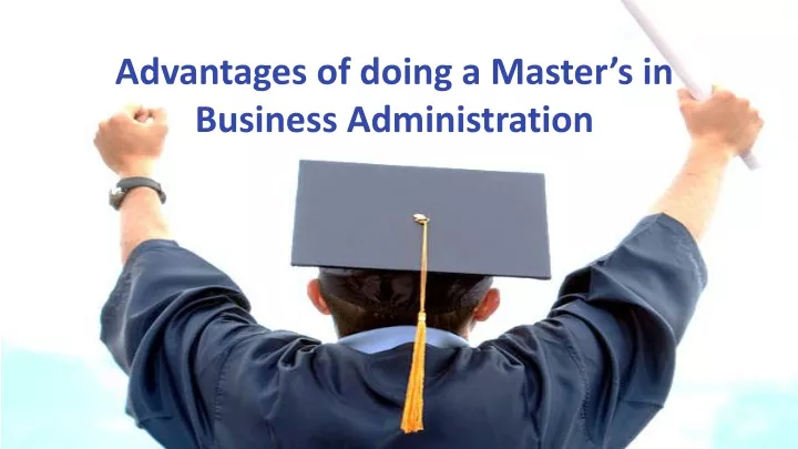 advantages of doing a master s in business