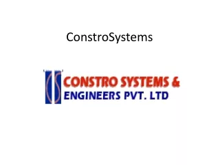 ConstroSystems & Engineers Pvt. Ltd : Formworks & Slipform Construction Company