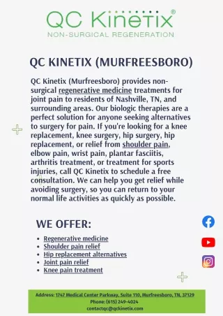 qc kinetix murfreesboro