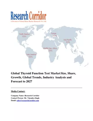 global thyroid function test market size share