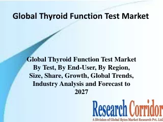 global thyroid function test market