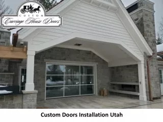 Custom Doors in Utah