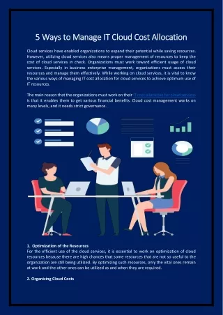 5 ways to manage it cloud cost allocation 5 ways