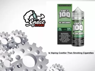 is vaping costlier than smoking cigarettes