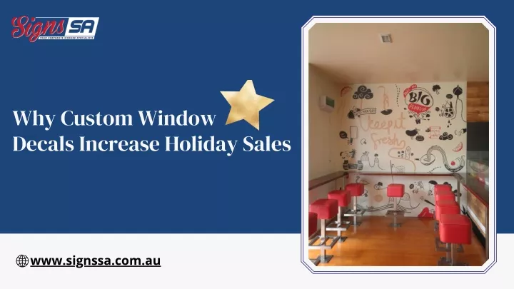 why custom window decals increase holiday sales