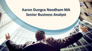 Aaron Dungca Needham MA - Senior Business Analyst
