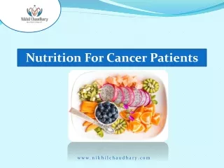 Nutrition For Cancer Patients