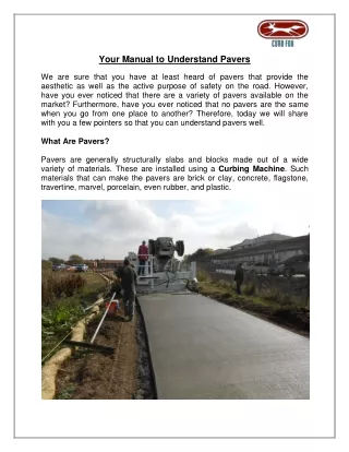 your manual to understand pavers we are sure that
