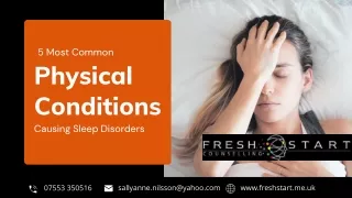 5 Most Common Physical Conditions Causing Sleep Disorders