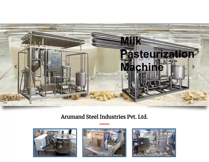 milk pasteurization machine