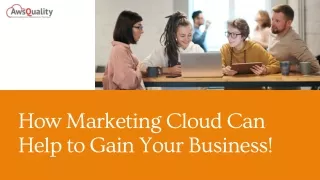 how marketing cloud can help to gain your business