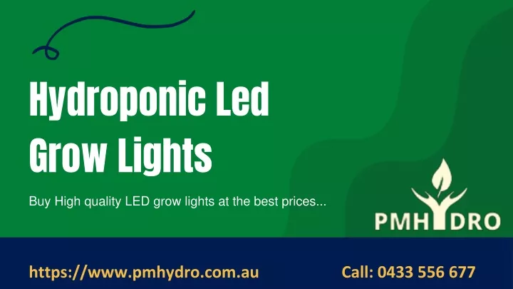hydroponic led grow lights