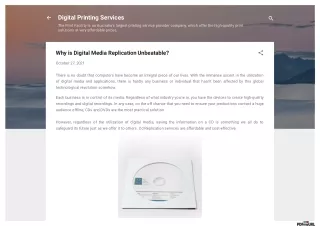 digital printing services