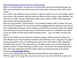 https www dope review com scroll n bank review