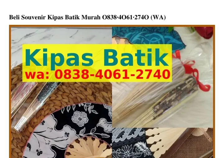 beli souvenir kipas batik murah o838 4o61 274o wa